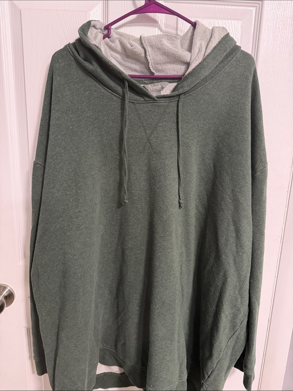 Natural Reflections Dark Olive Green Pullover Hoodie